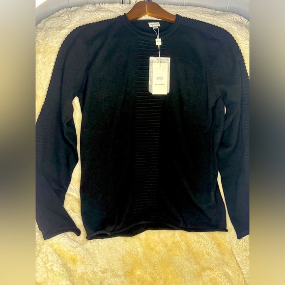 Armani Collezioni Other - Armani collezioni men’s black sweater shirt
